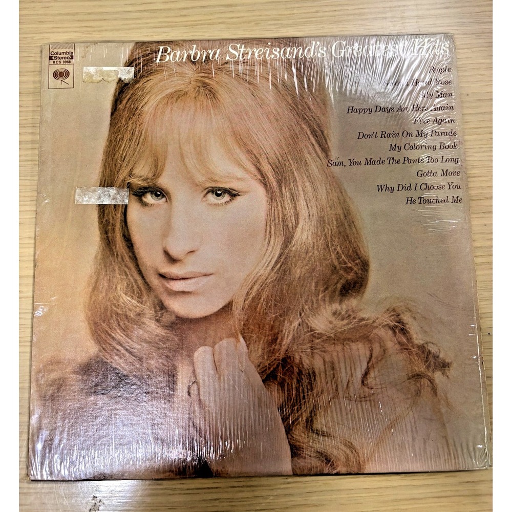 Barbra Streisand Greatest Hits LP Columbia KCS 9968 Vinyl Record Pop VG+ 1970